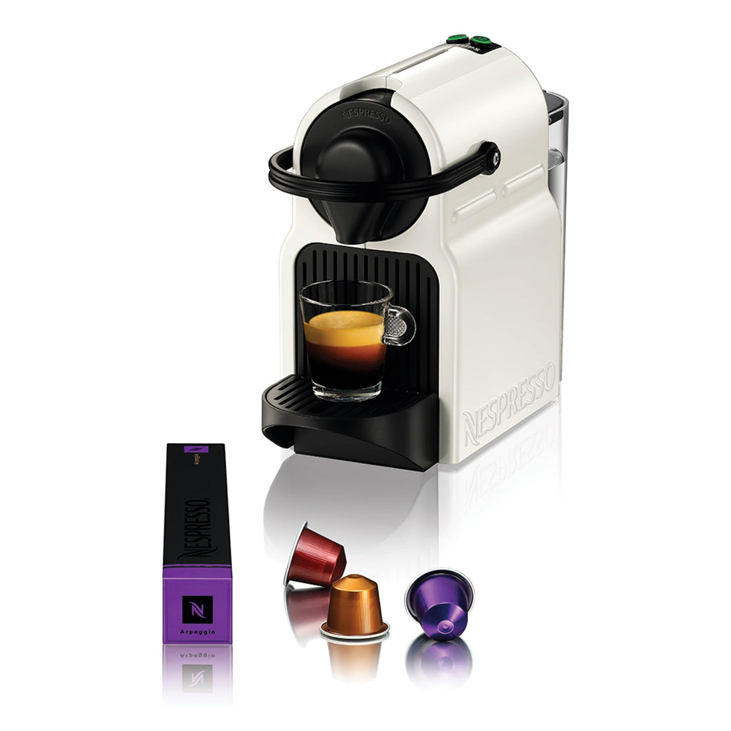 Fluxva Inissia – Machine espresso à capsules, Blanc finition mate et brillante – visuel 1
