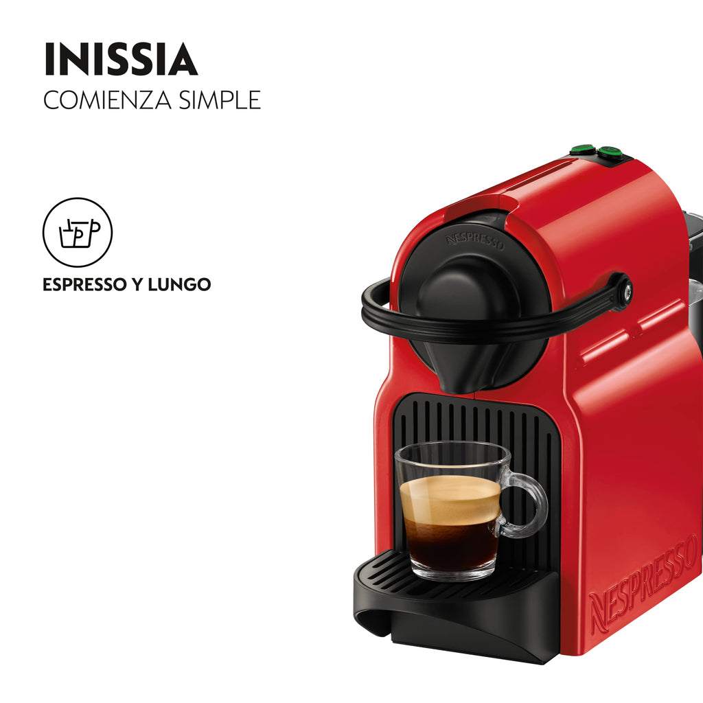 Fluxva Inissia – Cafetière à capsules, réservoir 0,7 L, Rouge Rubis – visuel 13