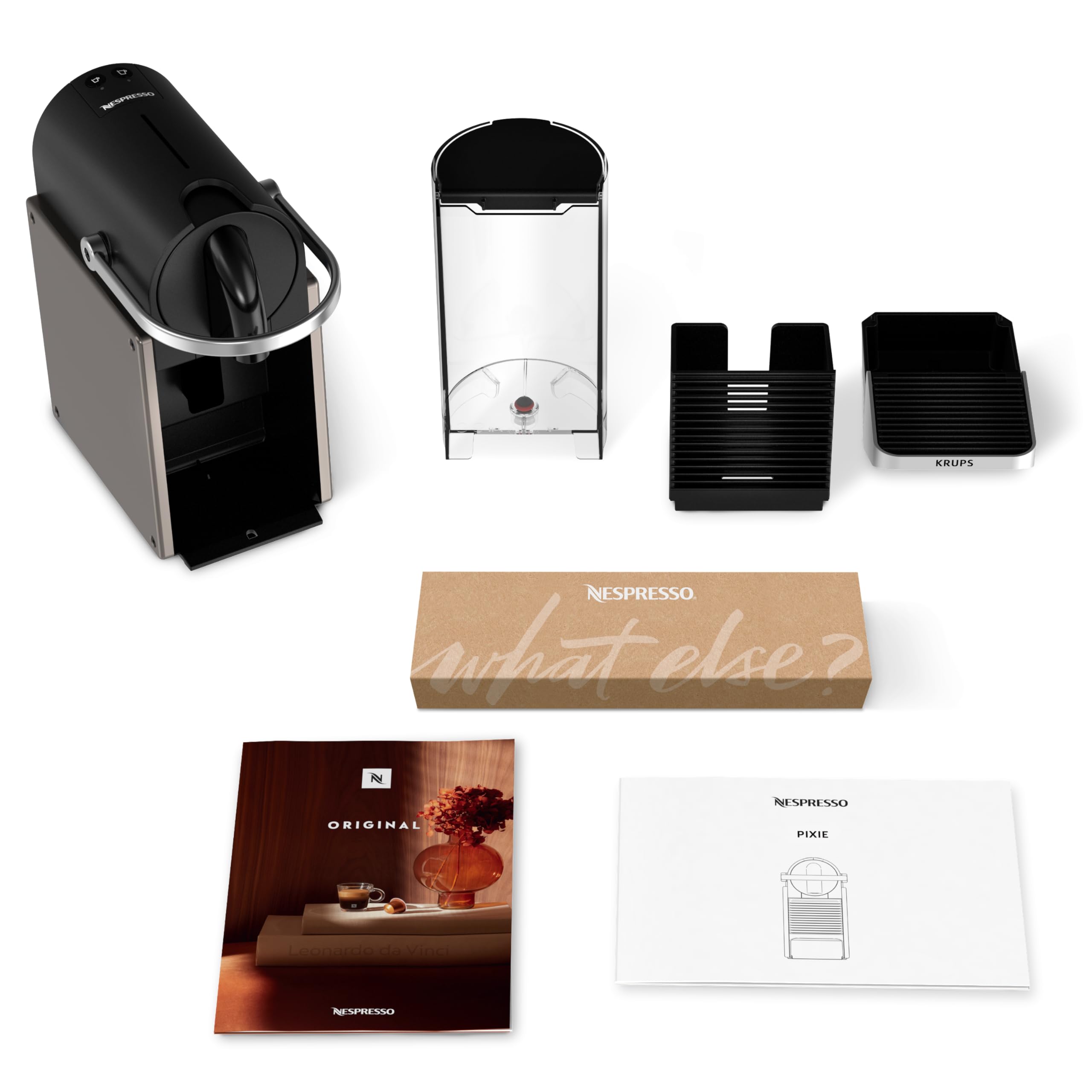 Fluxva Pixie – Machine à café à capsules, habillage métal, Titane – visuel 6